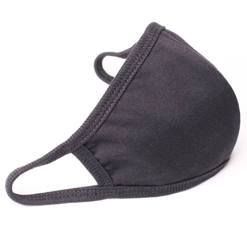 فيس ماسك قطن طبقتين لون اسود